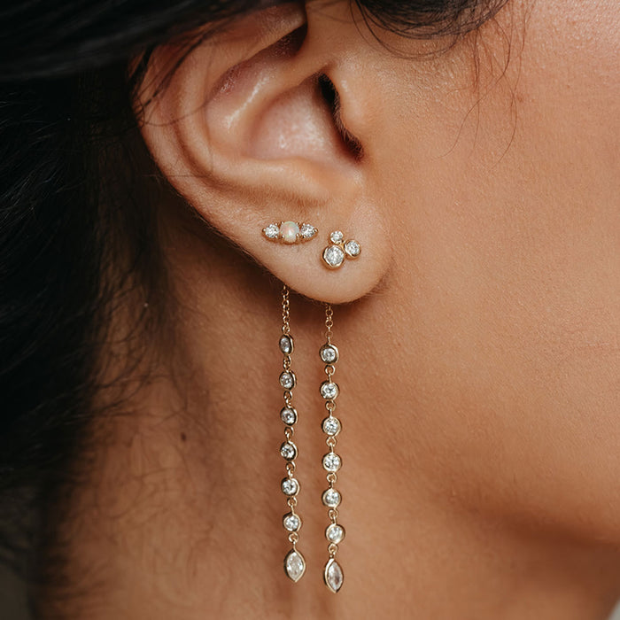7 Diamond Drop Ear Jacket | Single