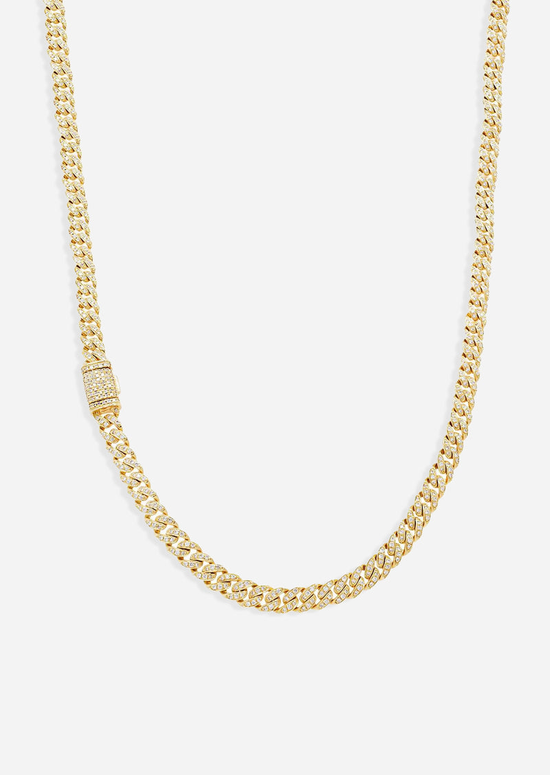 Diamond Curb Chain Necklace