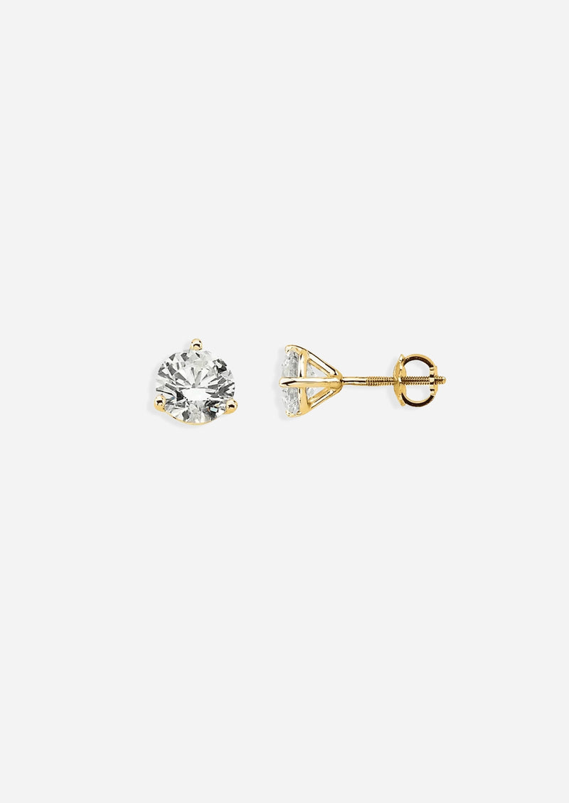 Classic Diamond Earrings