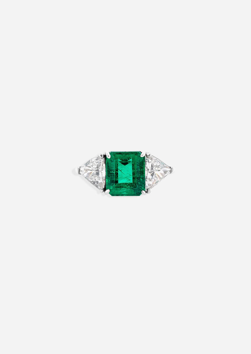 Emerald Trilogy Ring