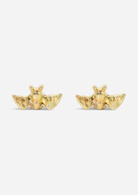 Mini Bat Threaded Flat Back Earring | Single