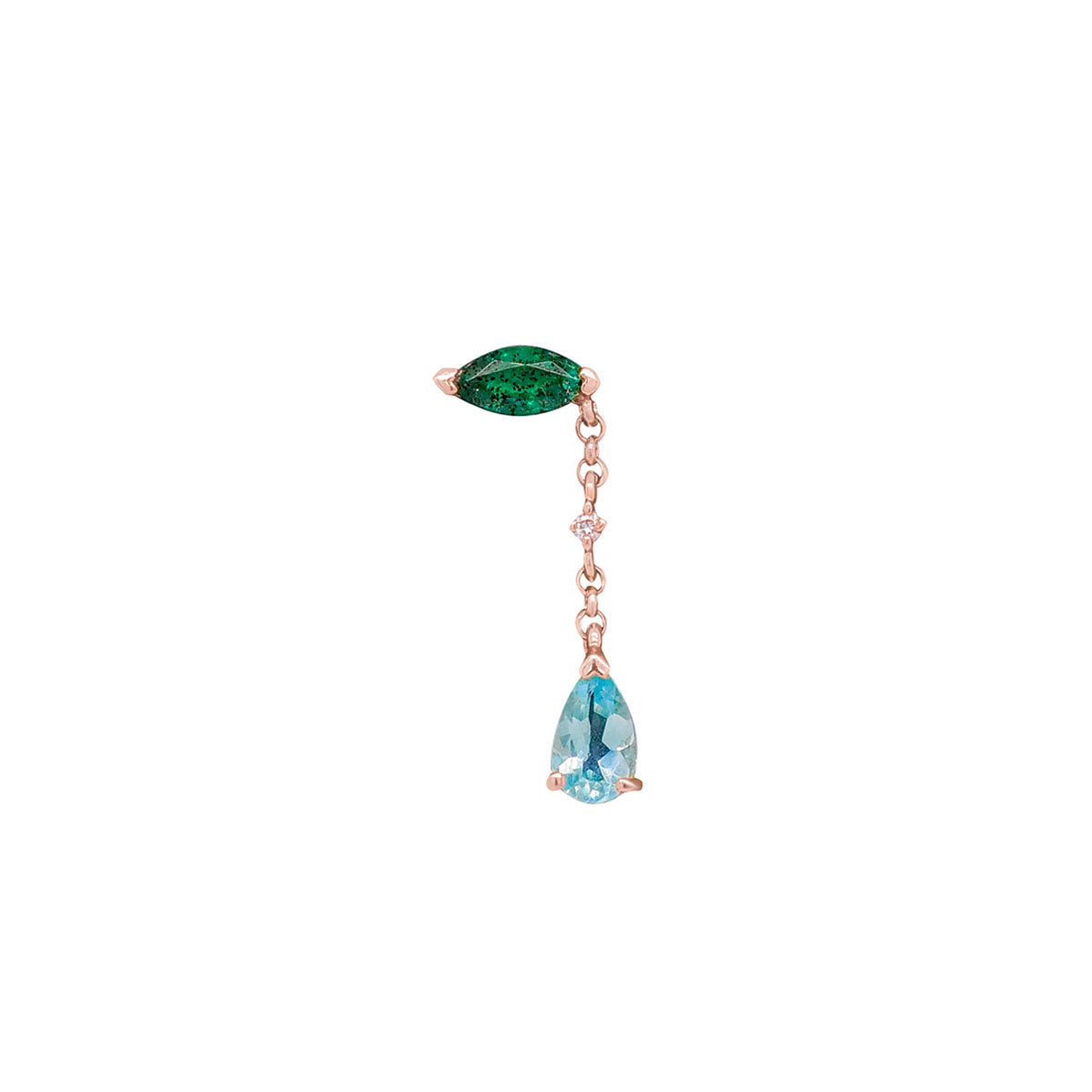 Blue Tear Earring | Single