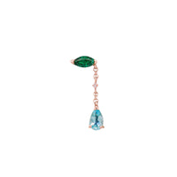 Blue Tear Earring | Single