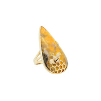 Bumble Bee Jasper Ring