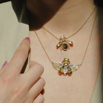 Luxe Lightning Bug Necklace | 7.30GMS 3.40CTW | Morganite