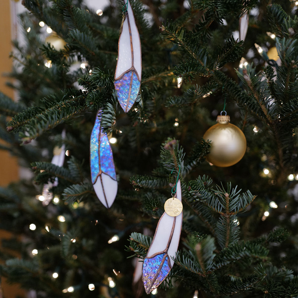 "Birds of Louisiana" Glass Ornament