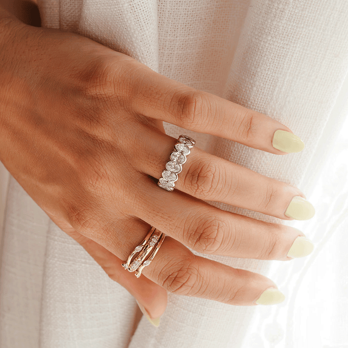 Oval Diamond Eternity Ring