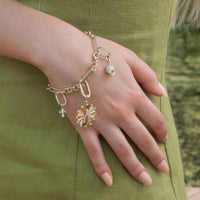 Oval and Round Link Bracelet