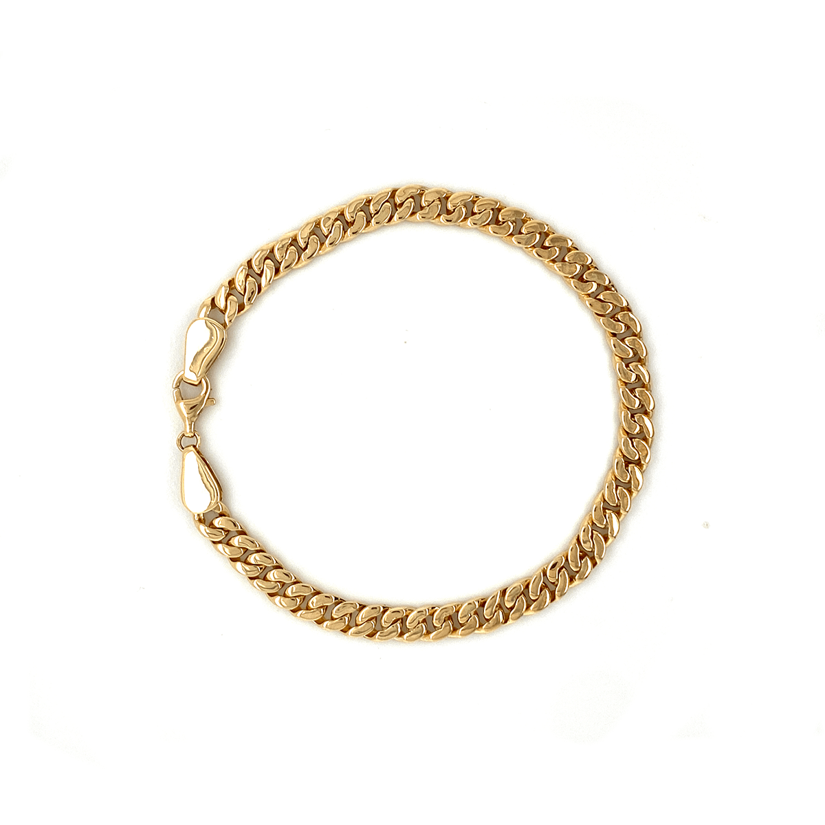 Real gold cuban link 2025 bracelet