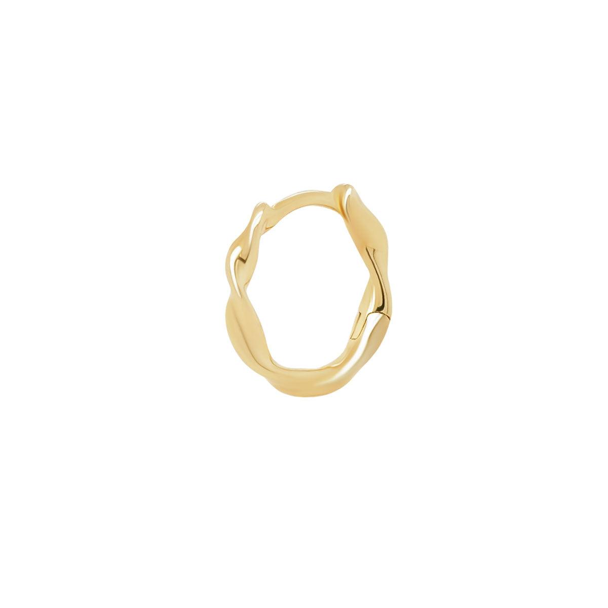 【Shapes Studio】Mini French Twist Hoopsピアス Shapes Studio】Mini French Twist Hoopsピアス (Shapes Studio