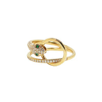 Snake Veve Ring - Emerald | 3.43GMS .25CT - Porter Lyons