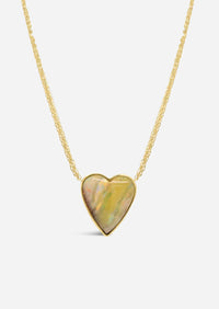 Boulder Opal Heart Necklace