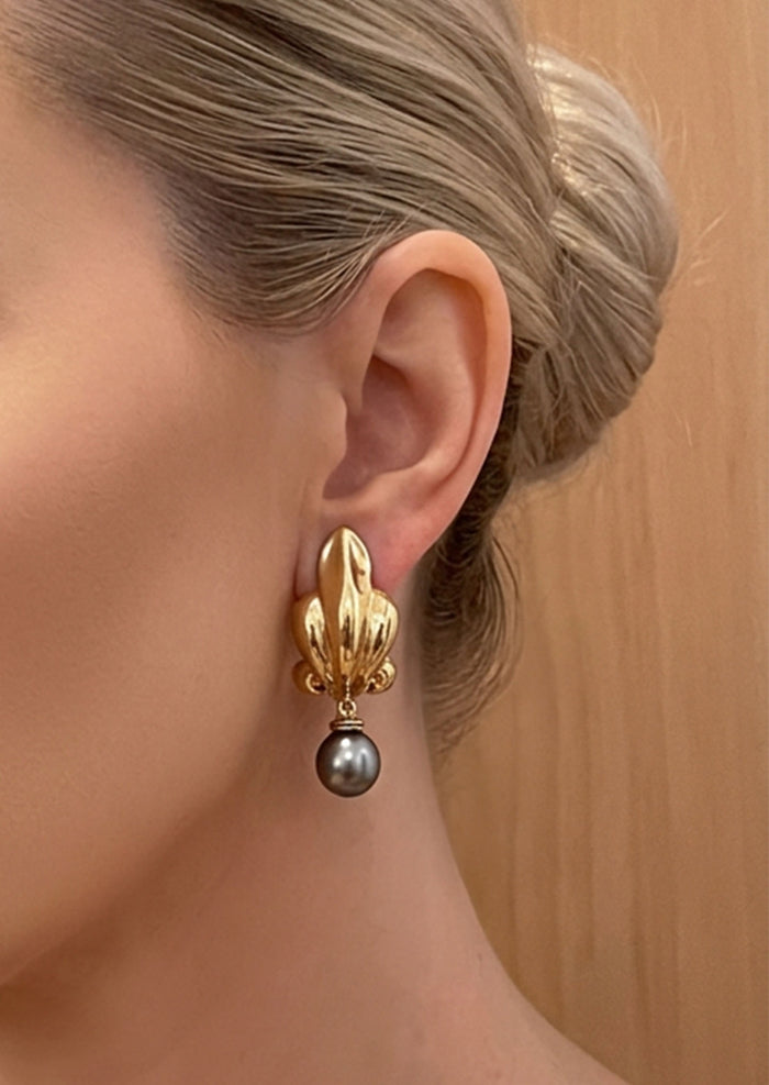 Storm Pearl Drop Earrings