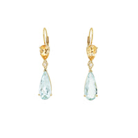 Penelope Earrings | Aquamarine + Topaz