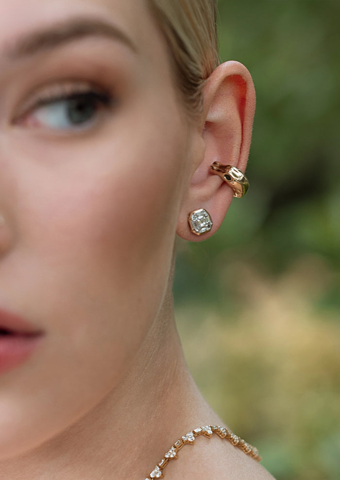 Mirror Asscher Earrings