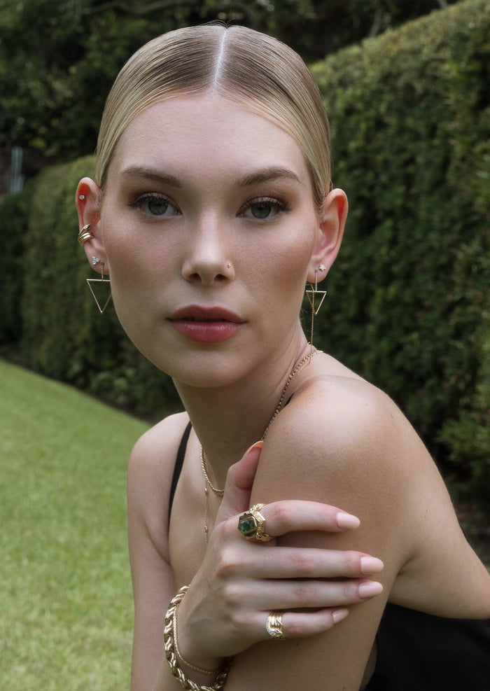 Mystic Pyramid Earrings