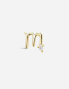 Scorpio Threaded Flat Back Earring