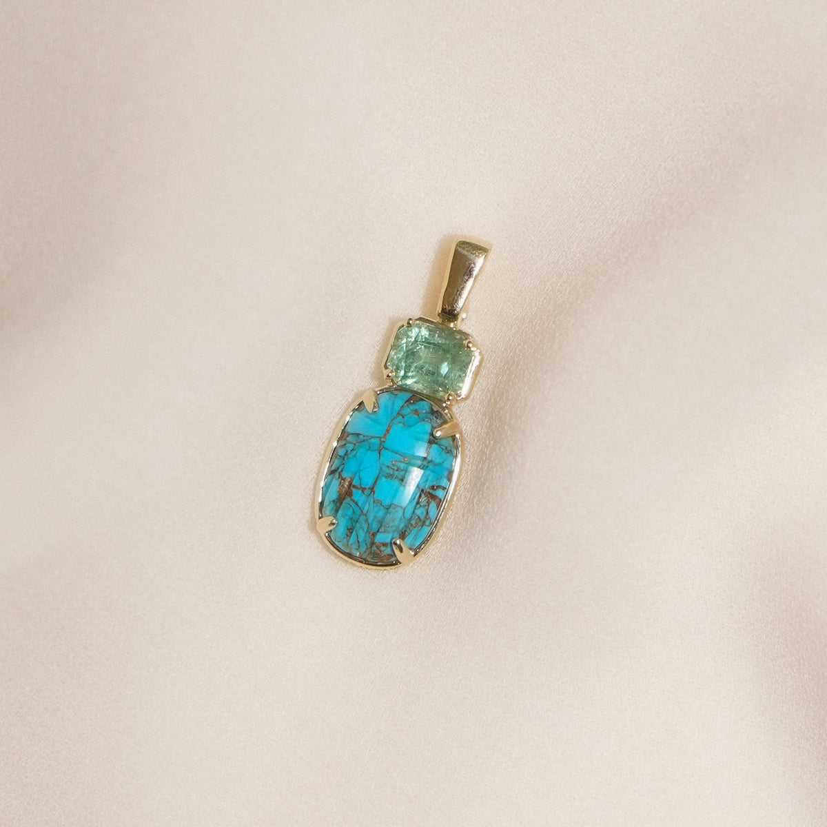 Scarab Tourmaline Charm V4