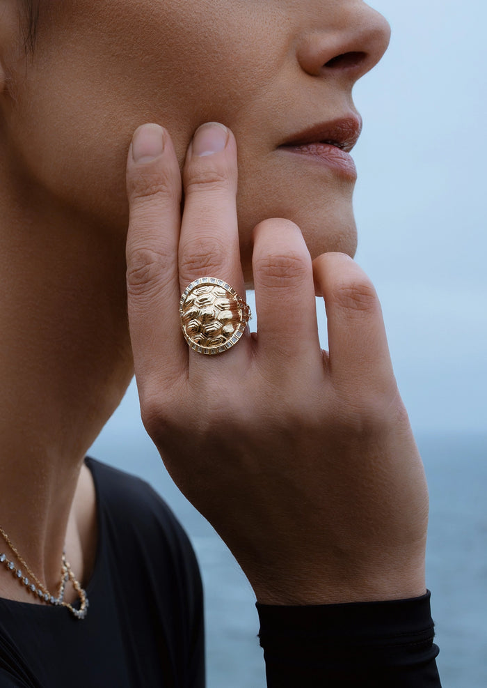 Tortoise Time Ring