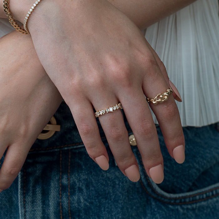 Confetti Diamond Ring