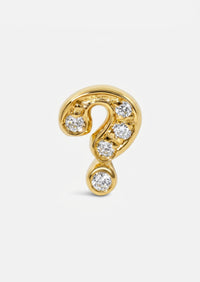 Curio Threaded Flat Back Earring | Single