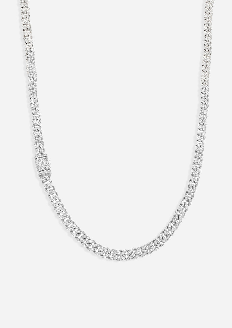 Diamond Curb Chain Necklace