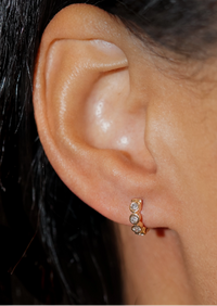 Bubble Huggie Hoop | Single