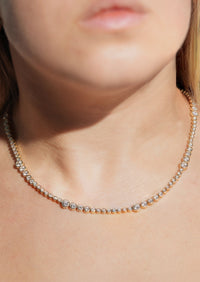 Bubble Tennis Necklace