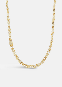 Diamond Curb Chain Necklace