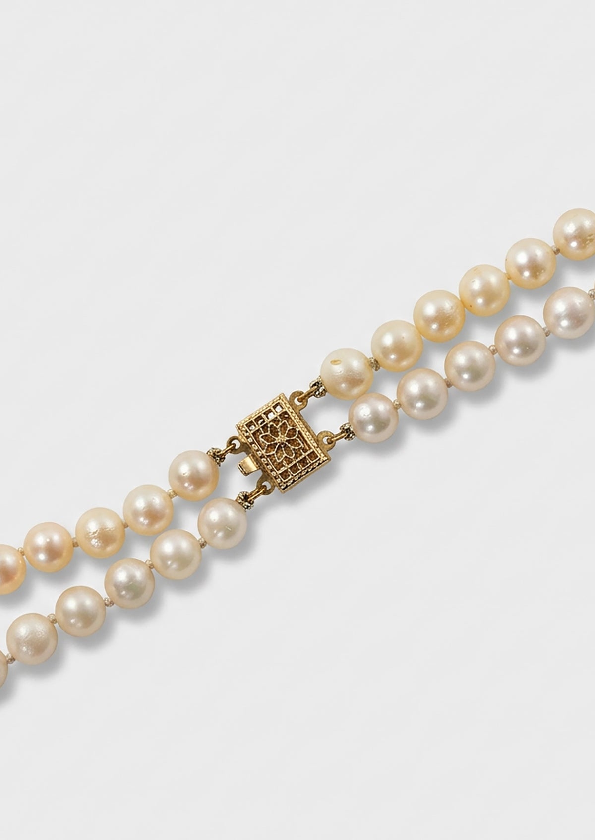 Gilded Pearl Necklace