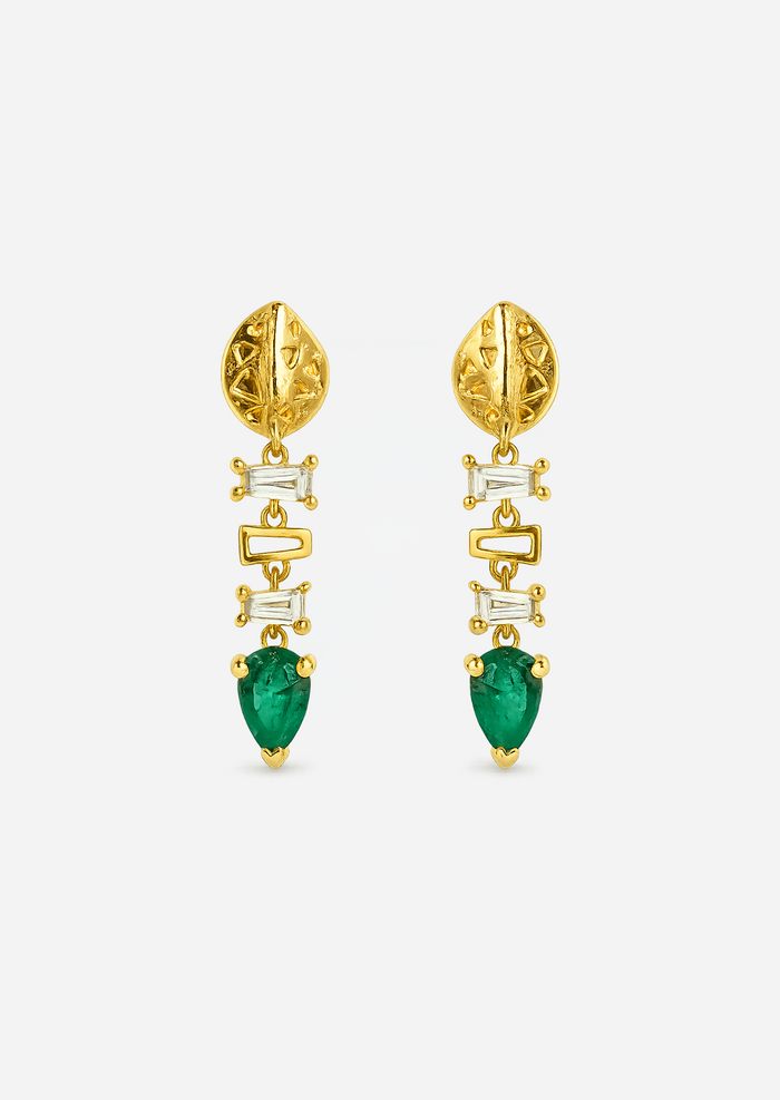 Backbone Baguette Earrings