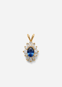 Sunburst Charm - Sapphire