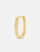 Diamond Oval Lock Hoop