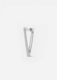 Diamond Triangle Hoop