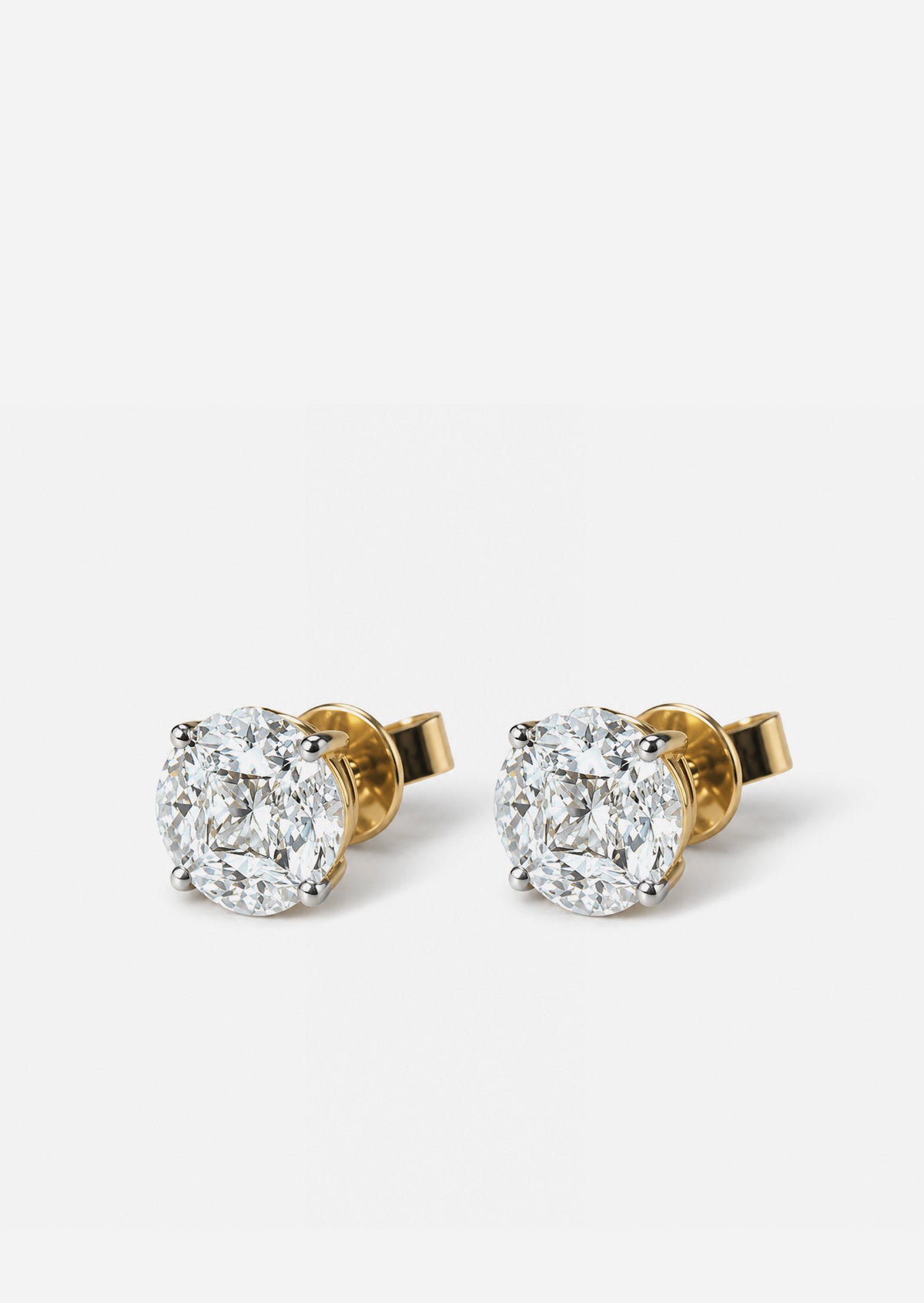 Mirror Round Earrings
