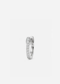 Small Diamond Huggie Hoop
