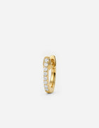 Small Diamond Huggie Hoop