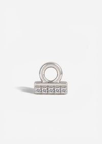 Libra Threaded Flat Back Earring