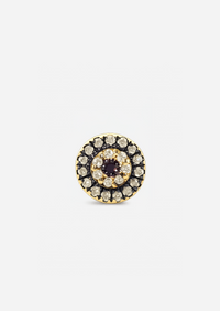 Evil Eye Protector Threaded Flat Back Earring