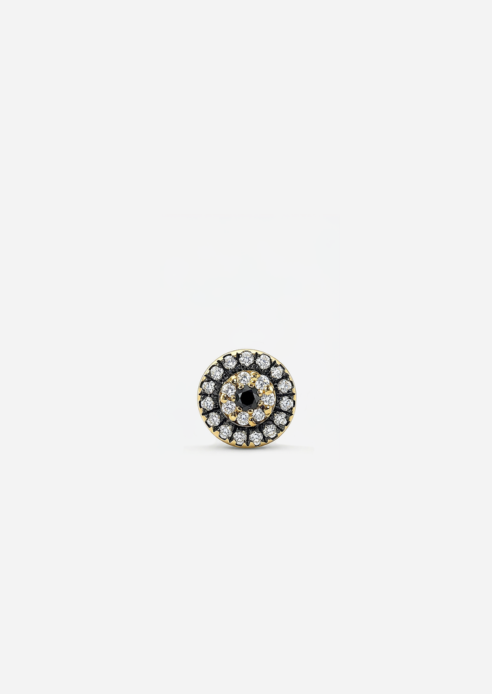 Evil Eye Protector Threaded Flat Back Earring
