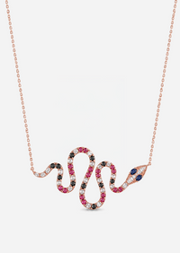 Coral Serpent Necklace
