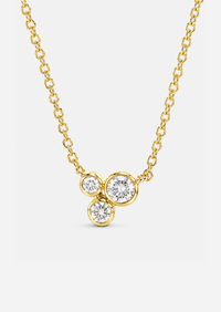 Organic Trio Diamond Necklace