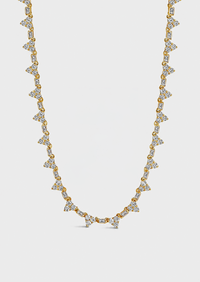 Pyramid Tennis Necklace