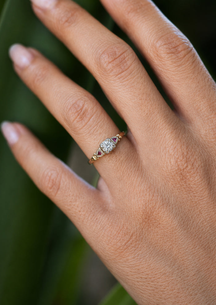 Carmine Ruby Ring