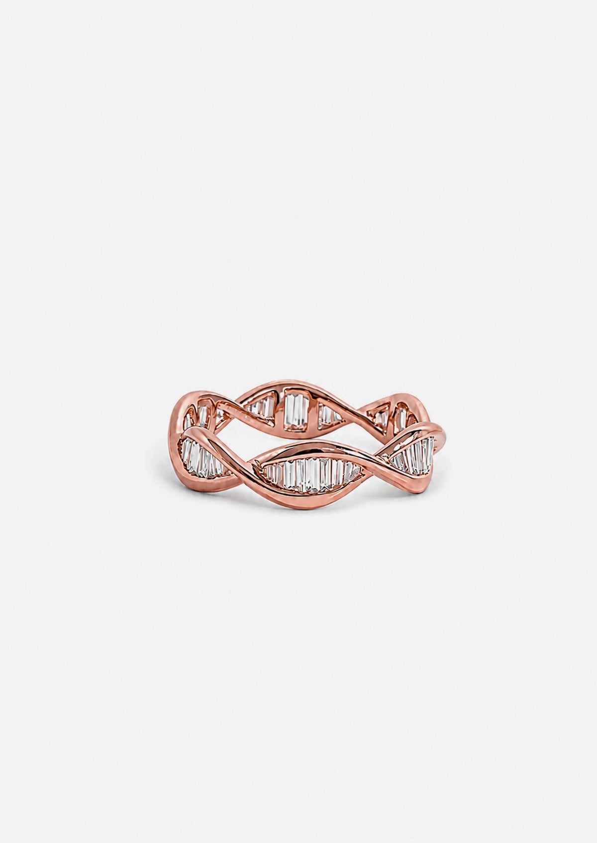 Double Helix Eternity Ring