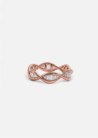 Double Helix Eternity Ring