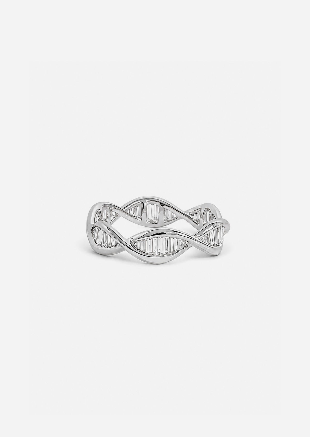 Double Helix Eternity Ring