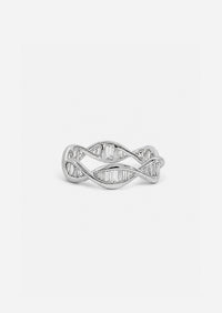 Double Helix Eternity Ring