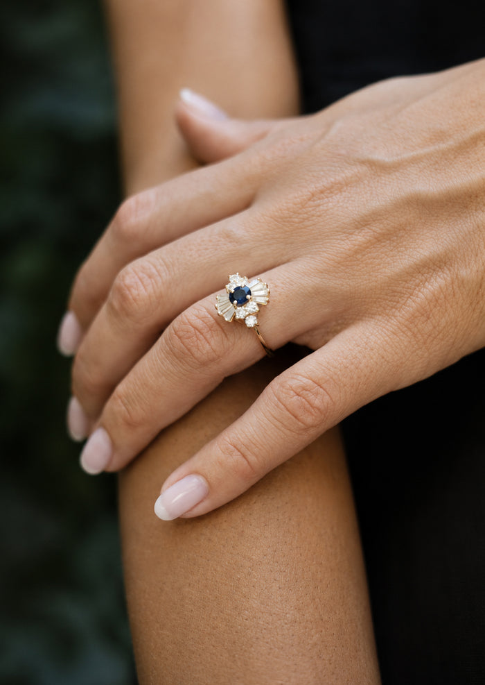 Sunburst Ring - Sapphire