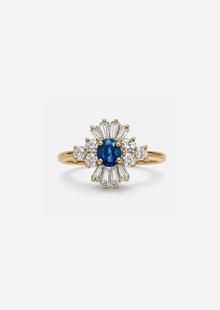 Sunburst Ring - Sapphire